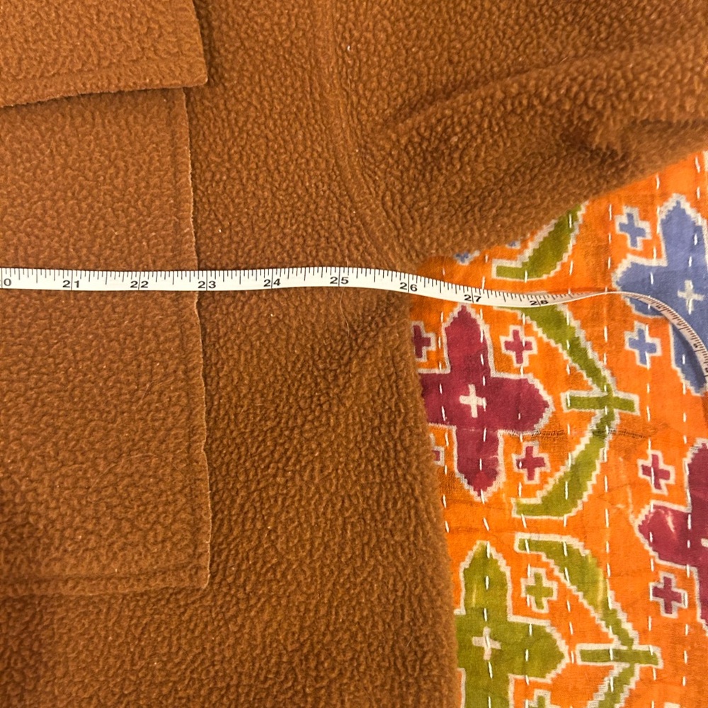 Women’s Boxy Free People Brown Teddy Jacket - Picture 7 of 8